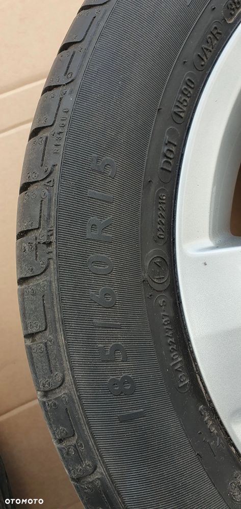 Alufelgi alusy z oponami 5x100 185/60 R15 Skoda Rapid 5JA601025 - 14