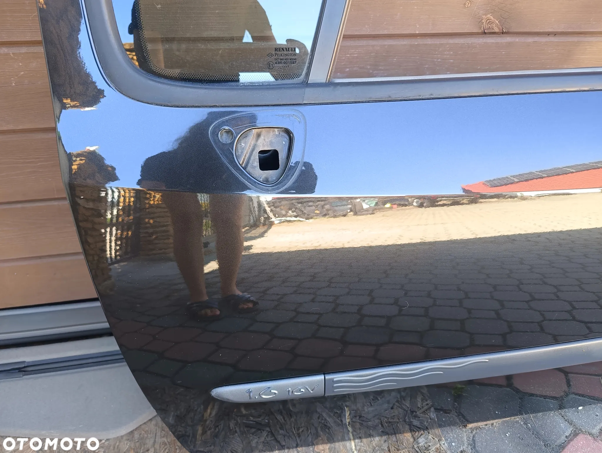 Drzwi lewy przód lewe przednie lewy tył lewe tylne Renault Modus NV676 - 4