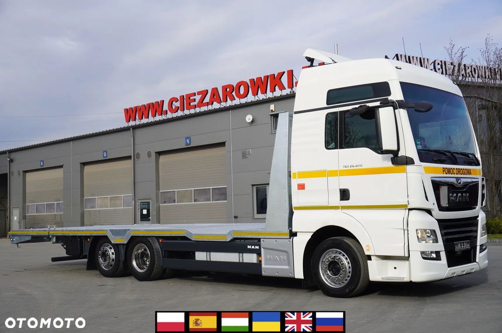 MAN TGX 26.470 / NOWA laweta ocynkowana / pokład 950 cm / 2 szt. - 1