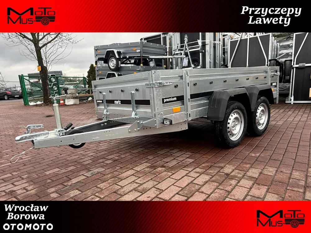 Martz Przyczepa Martz Premium 264/2 2 oś 264x126x40cm dwuosiowa dostawa pod dom MOTOMUS - 1