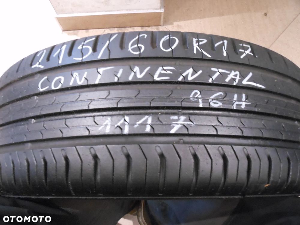 Opona pojedyńcza 215/60r17 continental conti eco contact 5 7,3mm lato - 1