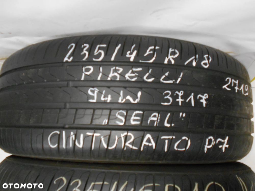 OPONY 235/45R18 PIRELLI CINTURATO P7 SEAL DOT 2719 / 3717 7.9MM - 3