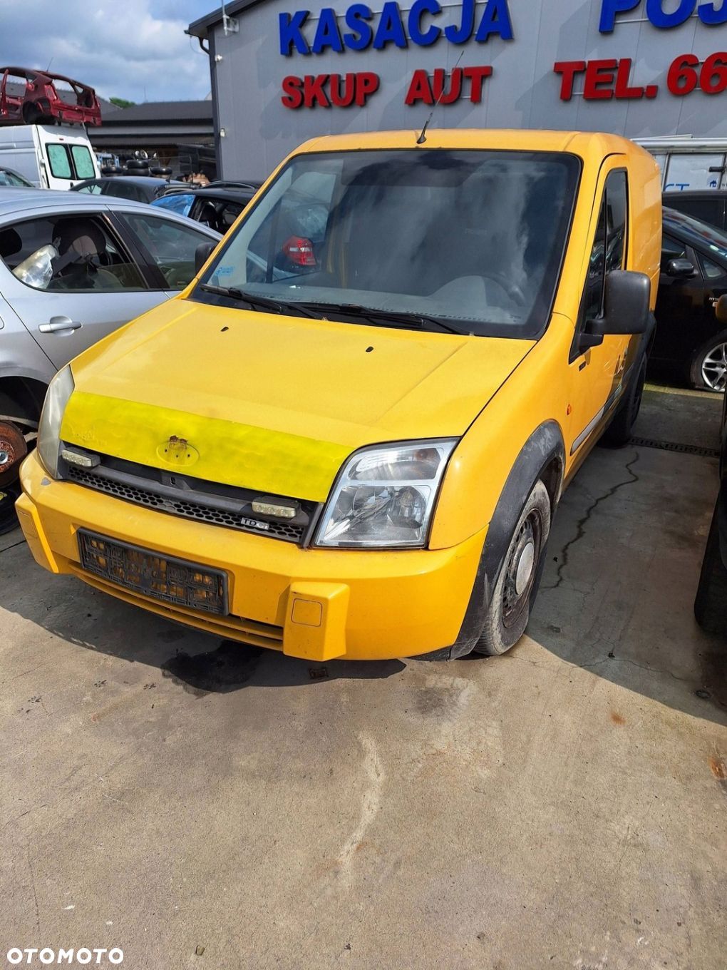 FORD TRANSIT CONNECT I 1 PT2 MK1 02-06 ZDERZAK PRZÓD PRZEDNI SAFFRON YELLO - 1