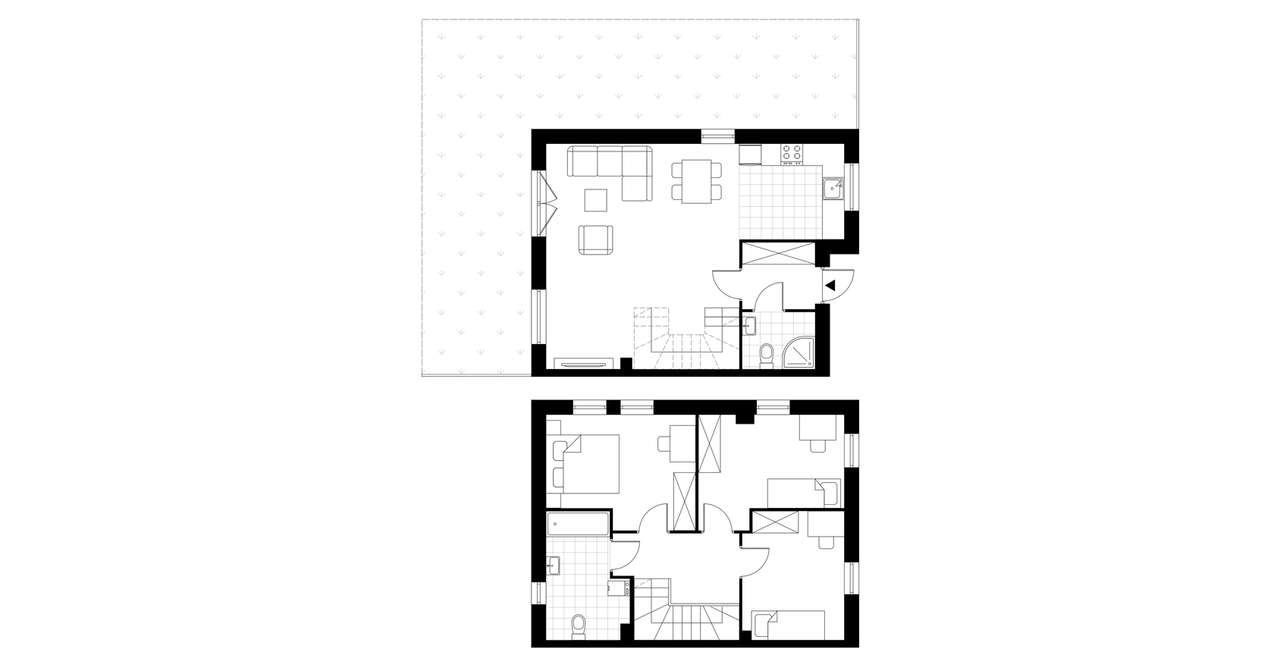 5-pokojowy dom 92m2 + ogródek Bez Prowizji - Pełny obrazek: 4/11
