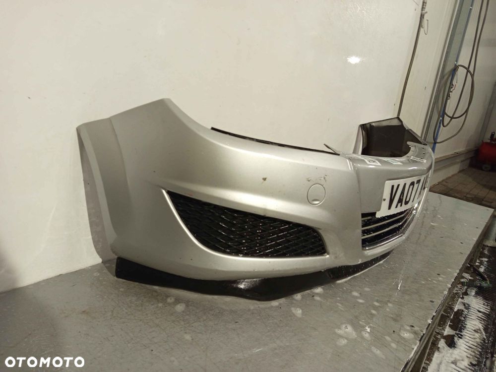 + ZDERZAK PRZÓD PRZEDNI OPEL ASTRA H 3 III Z157 SREBRNY LIFT FL - 3