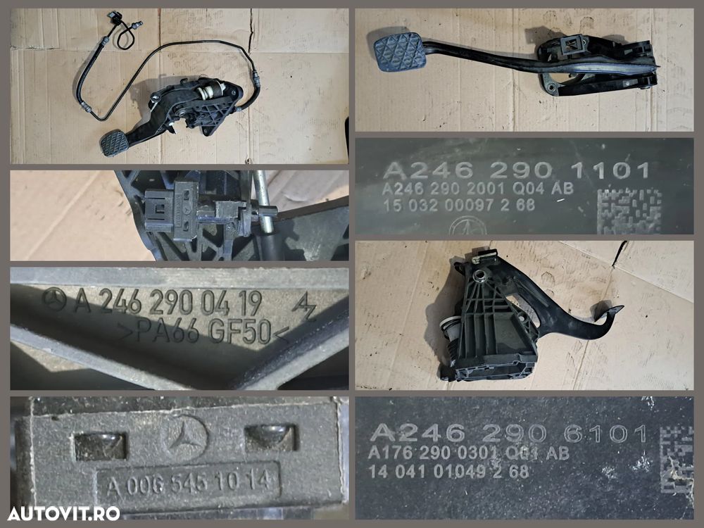 2 Anexe mercedes CLA W117 Etrier Stanga dreapta spate  Cablaj bujii incandescente Joja ulei Furtu admisie Conducta tur retur Intercooler pedala ambreiaj pedala frana W156 W246 X156 W176 - 7