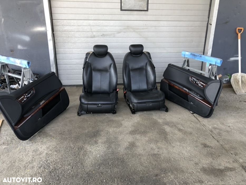 Interior scaune piele ventilate panouri trapă mercedes CL 500 w216 salon scaune scaun rabatabil sport confort confort ventilație panou panouri - 1