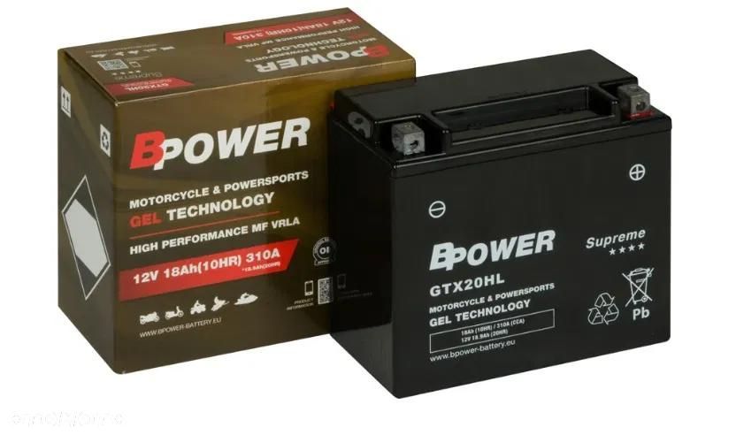 Akumulator BPOWER GTX20HL 18Ah 310A Rybnik - 1