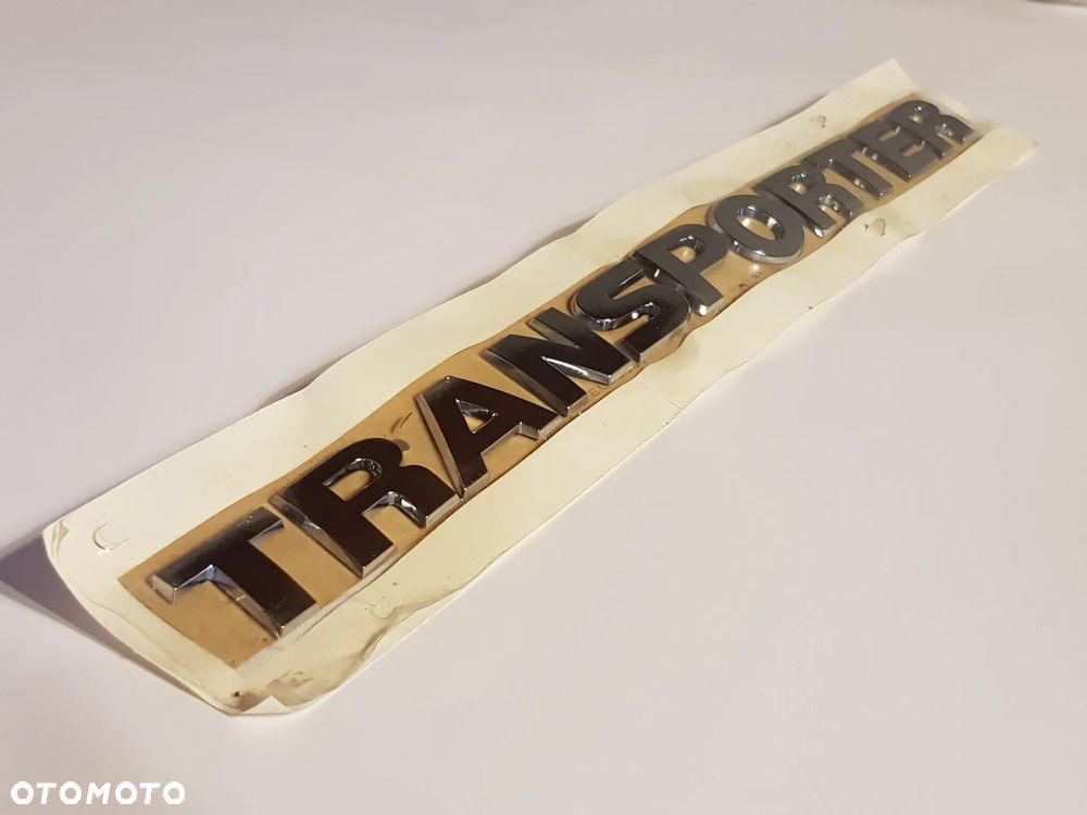 Emblemat Chrom Transporter Volkswagen T6 oe Oryginał Nowy - 2