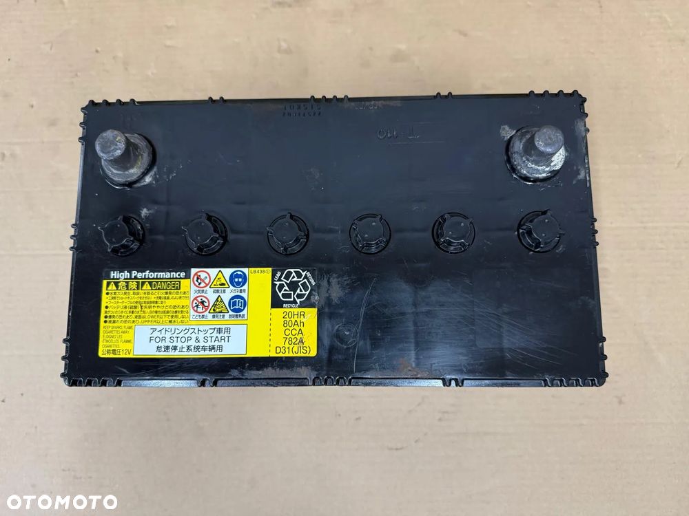 AKUMULATOR YUASA MAZDA START STOP AGM 80Ah 782A - 2