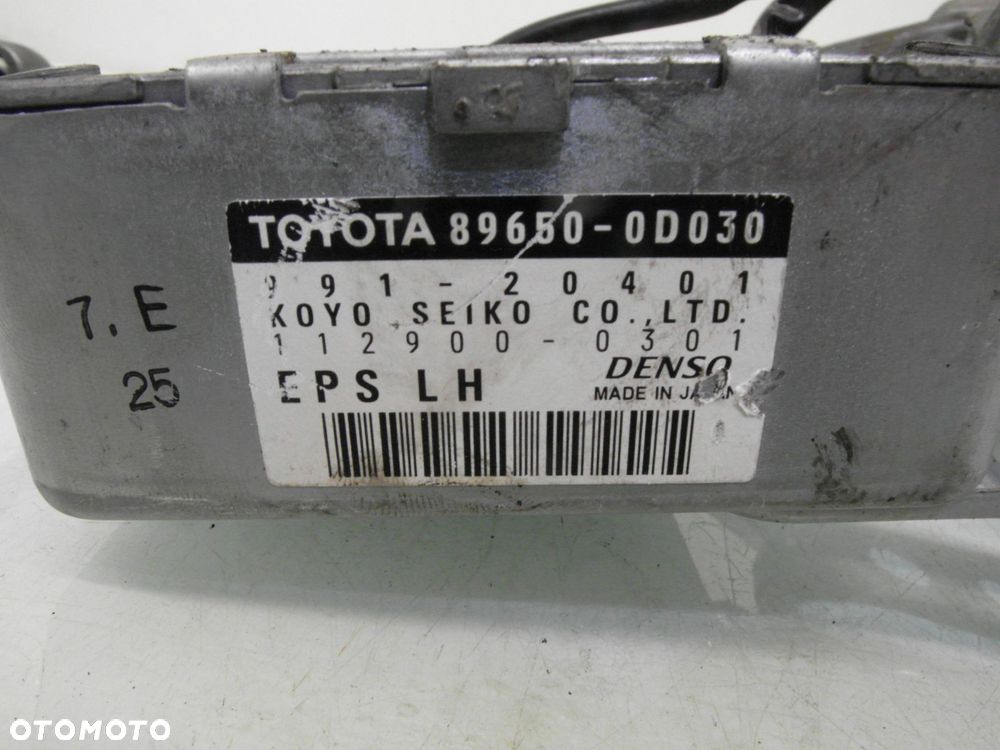 WSPOMAGANIE ELEKTRYCZNE TOYOTA YARIS I 896500D030 6900000472 4520000031 - 7