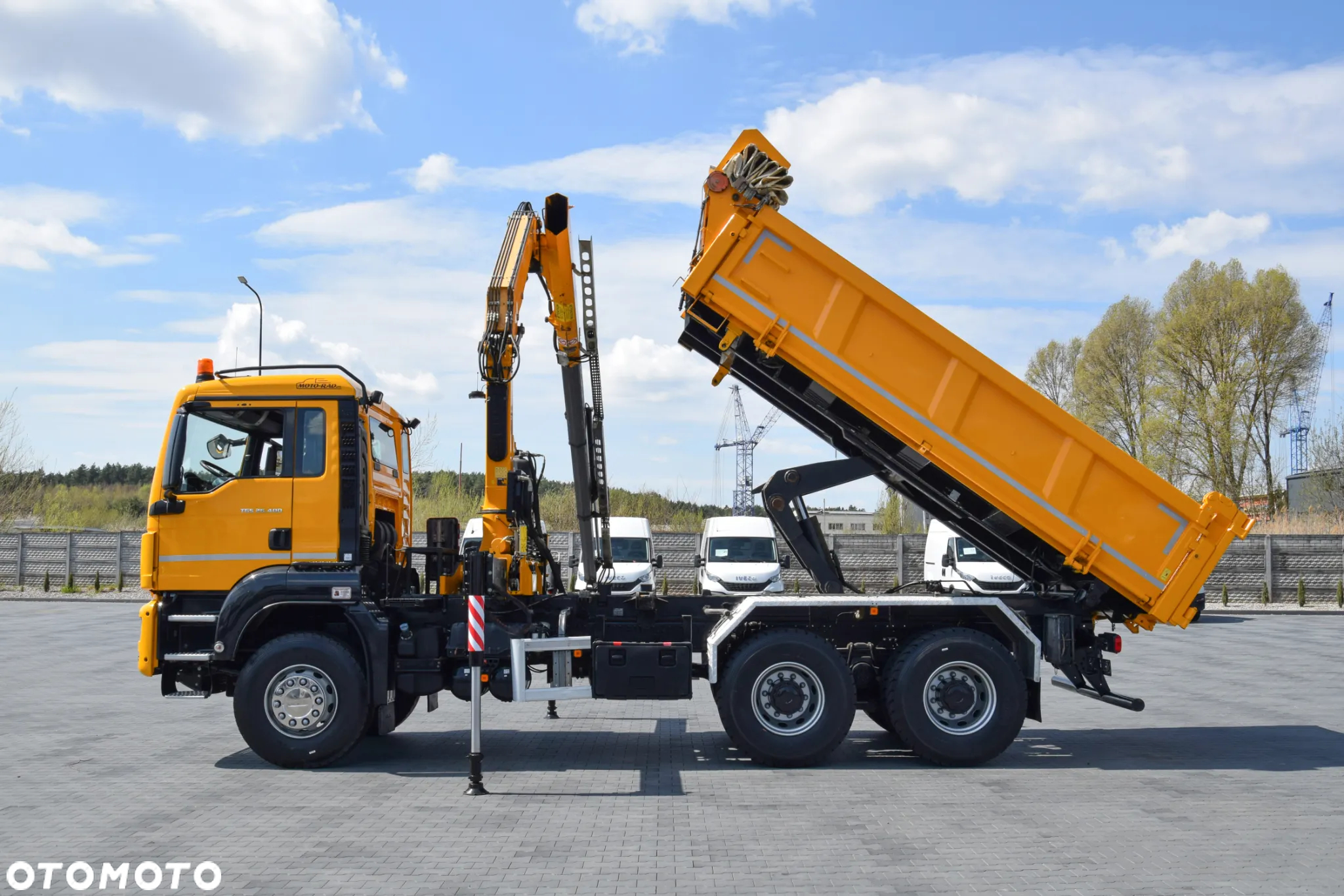 MAN TGS 26.400 / 6x4 / EURO 6 / UDT / HDS FASSI 165 / WYSUW x3 / ROTATOR / CHWYTAK / STEROWANIE RADIOWE / WZMOCNIONA RAMA / WYWROTKA / HYDROBURTA / AUTOMAT / 2017 / NOWE OPONY - 100% / NISKI PRZEBIEG / STAN IDEALNY / SPROWADZONY - 23
