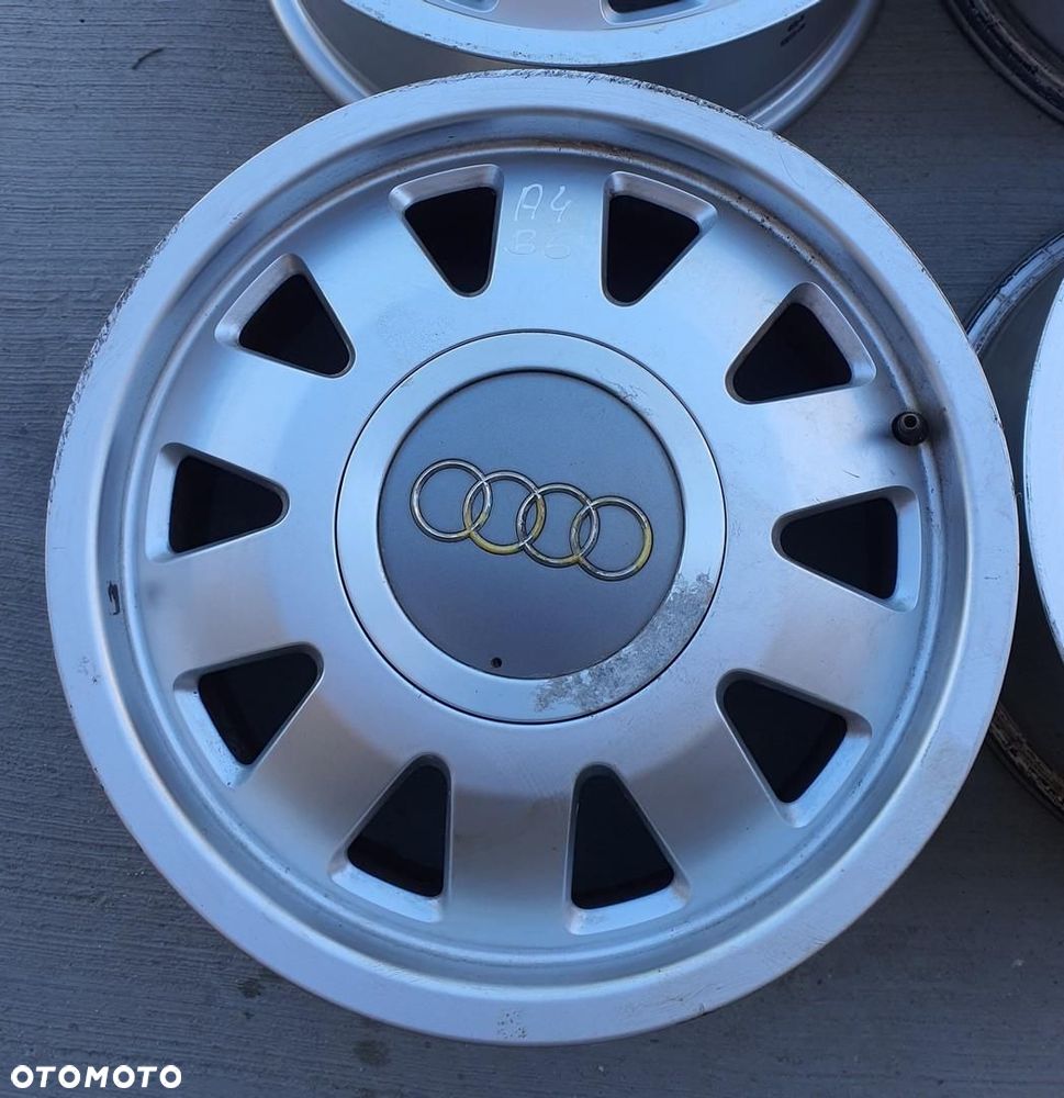 ALUFELGI FELGI 15 5x112 6J ET45 AUDI A4 B5 4B0601025N 4SZT - 2