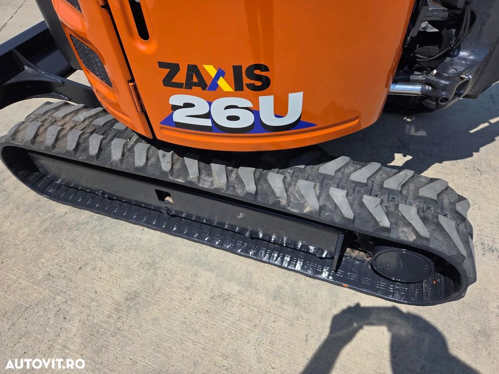 Hitachi ZX26U-6, 2,7tone, 2025, 995h, CUPLA RAPIDA HIDRAULICA+3 CUPE NOI, inst picon pe brate, senile cauciuc 90% ok, latime 1,5m, adancime sapare 3m, ridica 1,7tone, posibilitate leasing 4 ani, CA NOU-PROMOTIE 31.900 EUR+Tva - 23