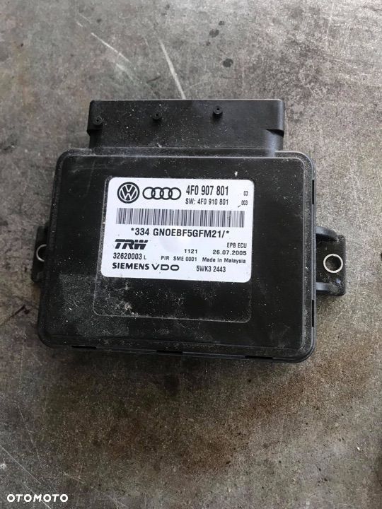 MODUŁ HAMULCA RĘCZNEGO AUDI A6 C6 4F0 907 801 - 1