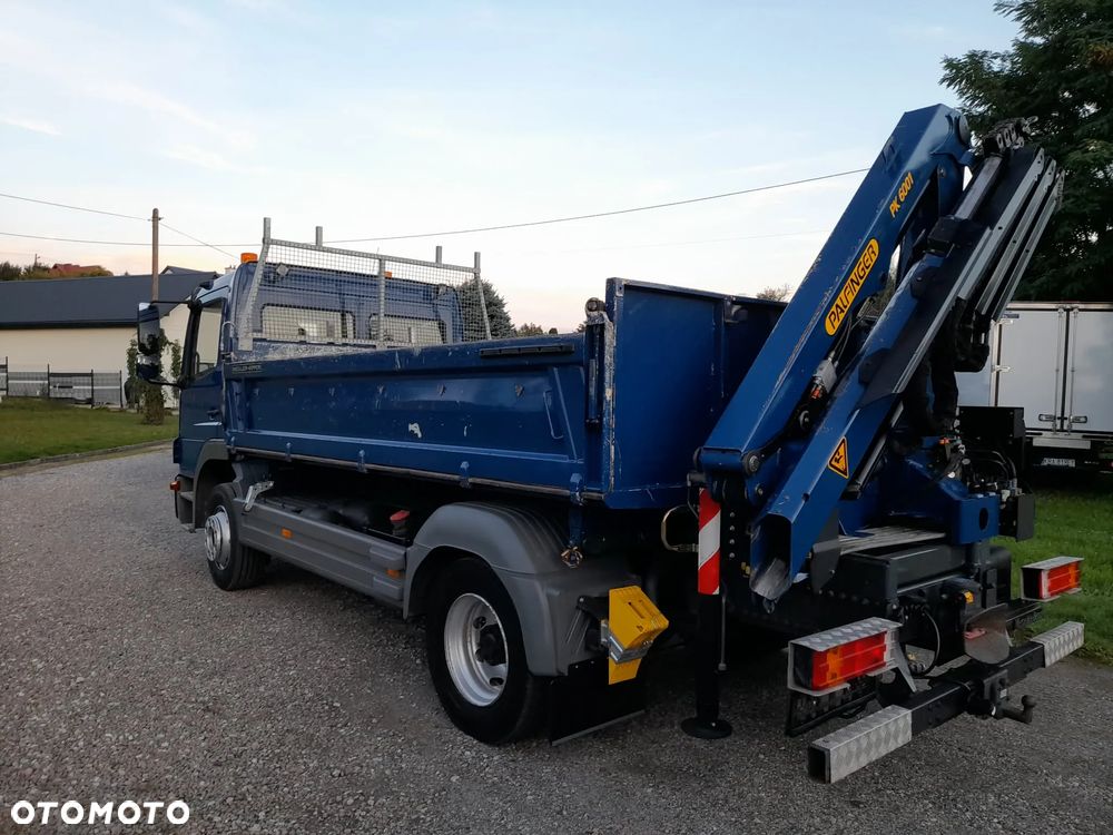 Mercedes-Benz ATEGO 1223K 6 - cylindrów!!  FABRYCZNA WYWROTKA MAILLER Kiper + HDS Dzwig żuraw Palfinger 5+6 funkcja, DODATKOWE zasilanie hydrauliczne przyczepy PRZYCZEPA 16 ton!!! Pełny serwis ASO ORYGINALNY Potwierdzony przebieg 126000km - 23