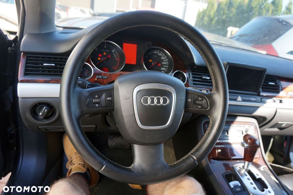 KIEROWNICA SKÓRZANA SKÓRA A8 II D3 4E2 LIFT ŁOPATKI AUDI 2005-2010 - 3