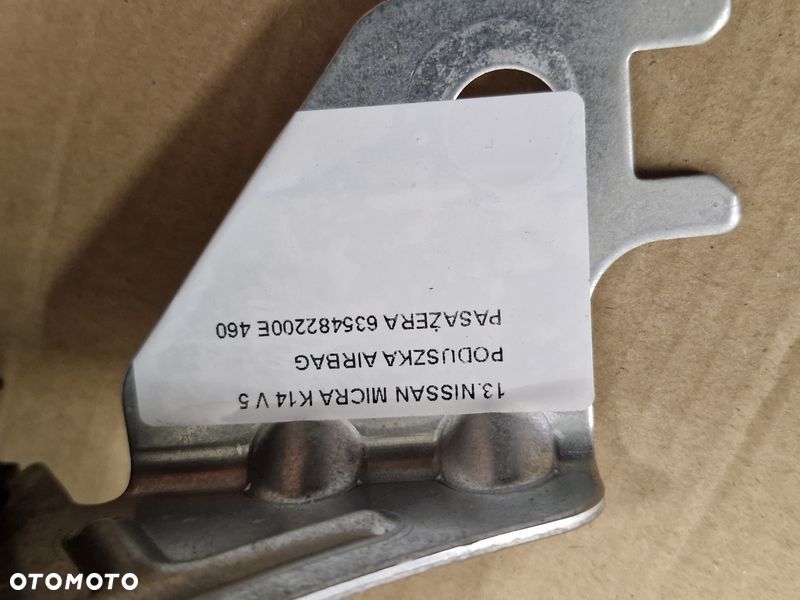 NISSAN MICRA K14 V 5 PODUSZKA AIRBAG PASAŻERA 635482200E - 9