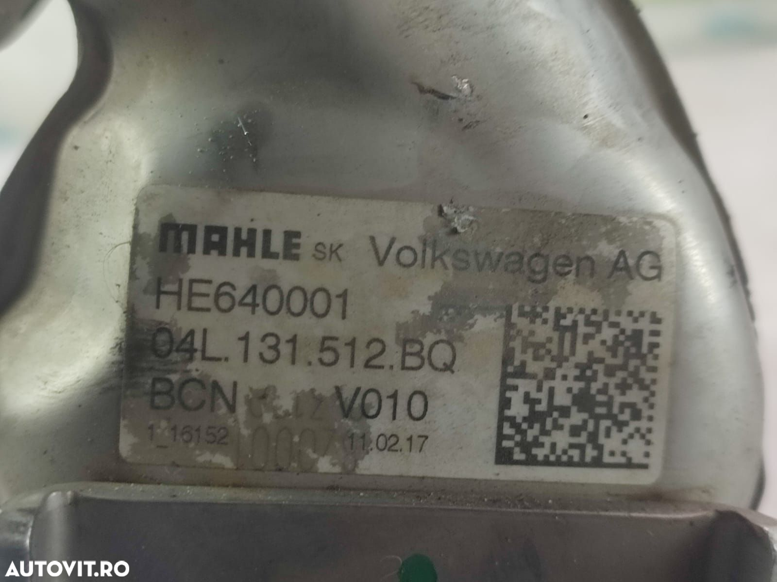 Racitor gaze EGR 04L131512BQ 2.0 tdi DFHA Skoda Octavia 3 [2013 - 201 - 3