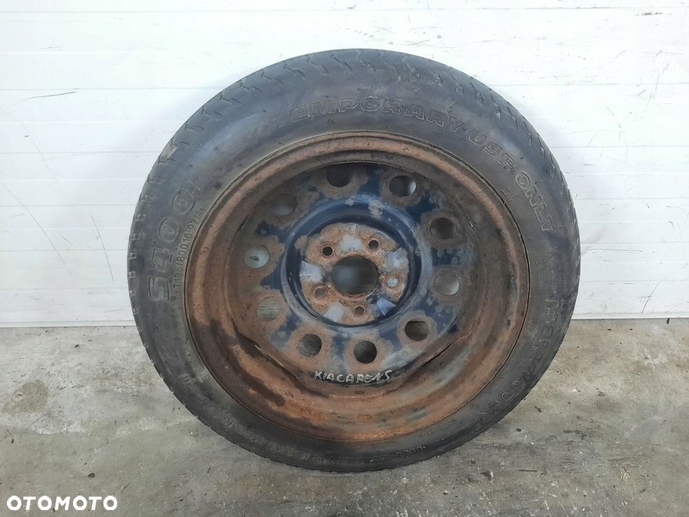 KIA CARENS III KOŁO DOJAZDOWE ZAPASOWE 5X114,3 125/80 16 - 3