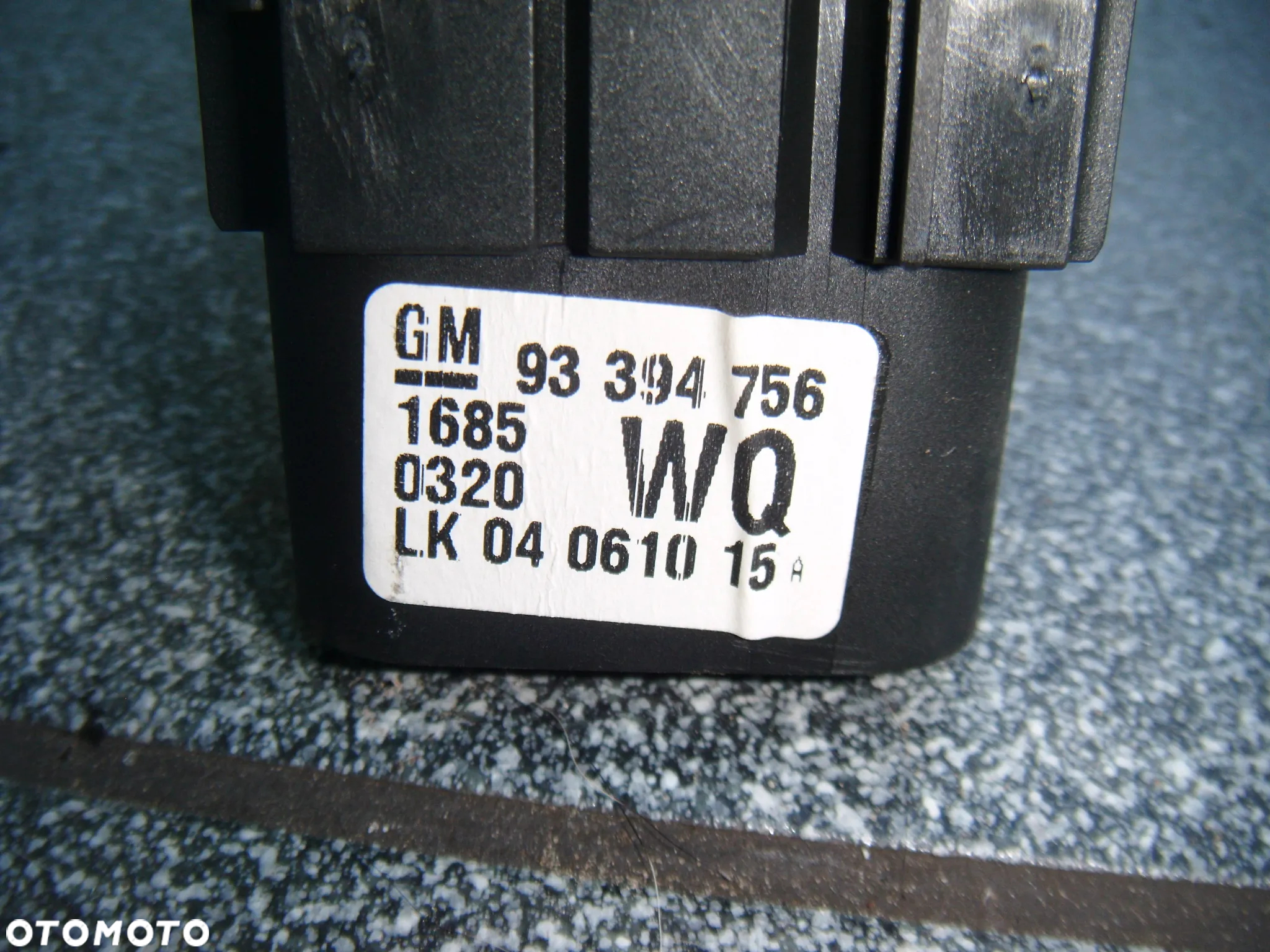 opel meriva a  włącznik świateł 93394756 - 2