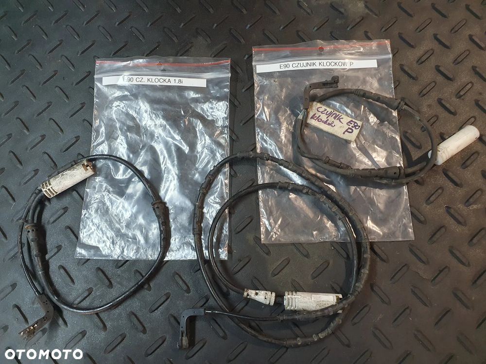CZUJNIK ZUŻYCIA KLOCKÓW BMW E90 E91 PODANA CENA ZA 3 SZT  ORYGINAŁ - 1