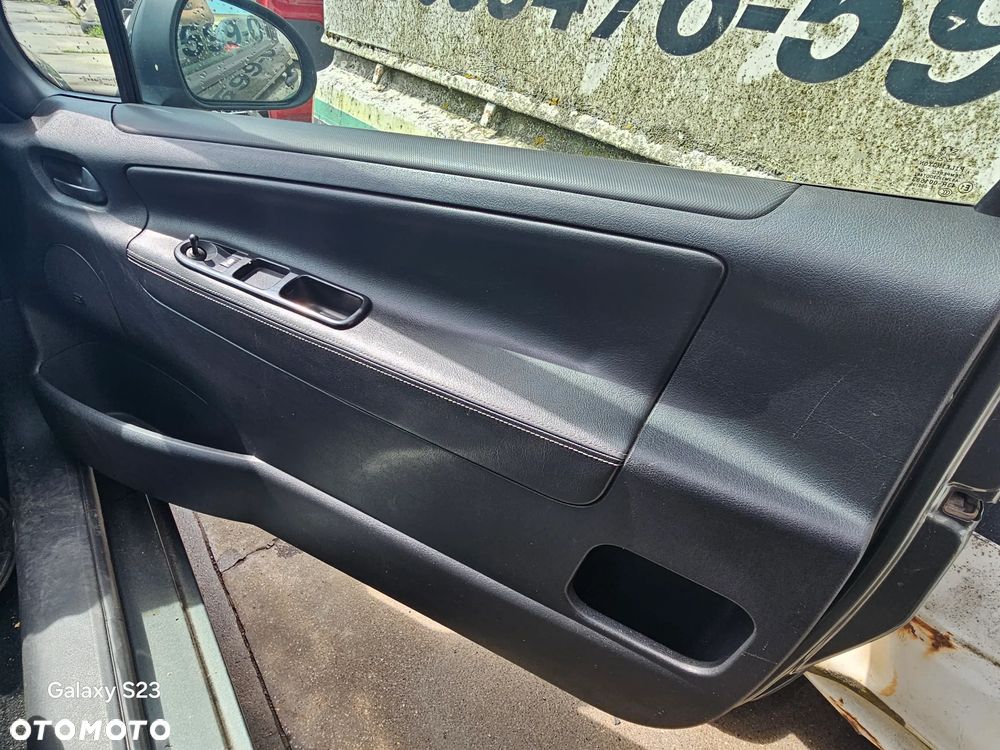 Fotel kierowcy pasażera kanapa pół-skóra skórzane boczek tapicerka Peugeot 207 2008r 3d hatchback EZQC - 8