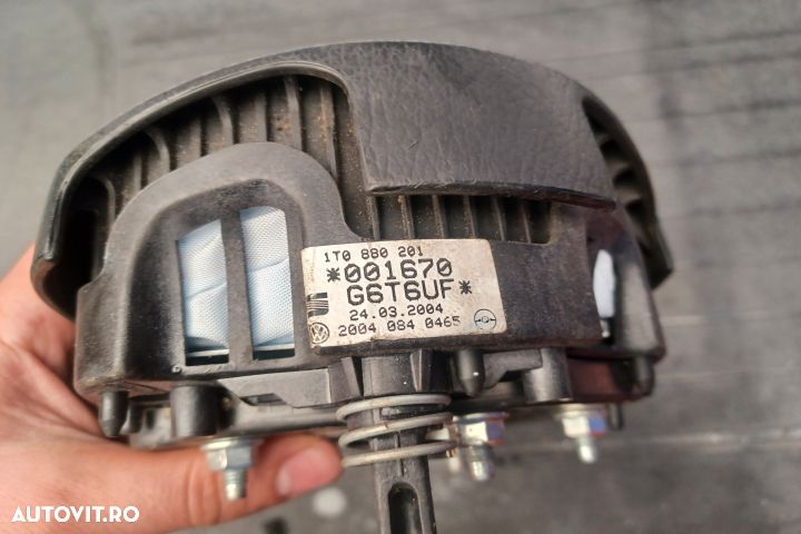 Airbag volan / sofer 1T0880201 1T0880201 Volkswagen VW Touran 1 [2003 - 5