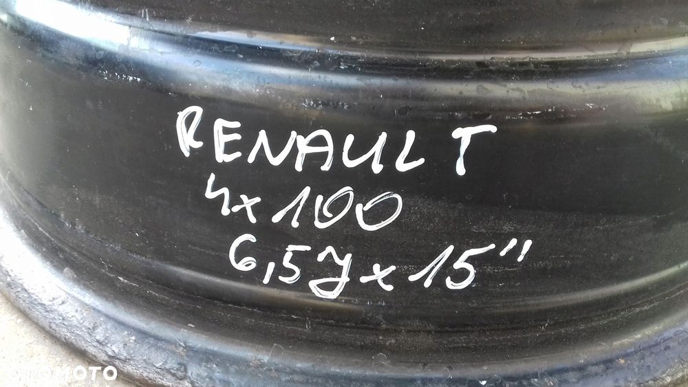 felgi felga stalowe komplet renault 4x100 6,5jx15'' - 7
