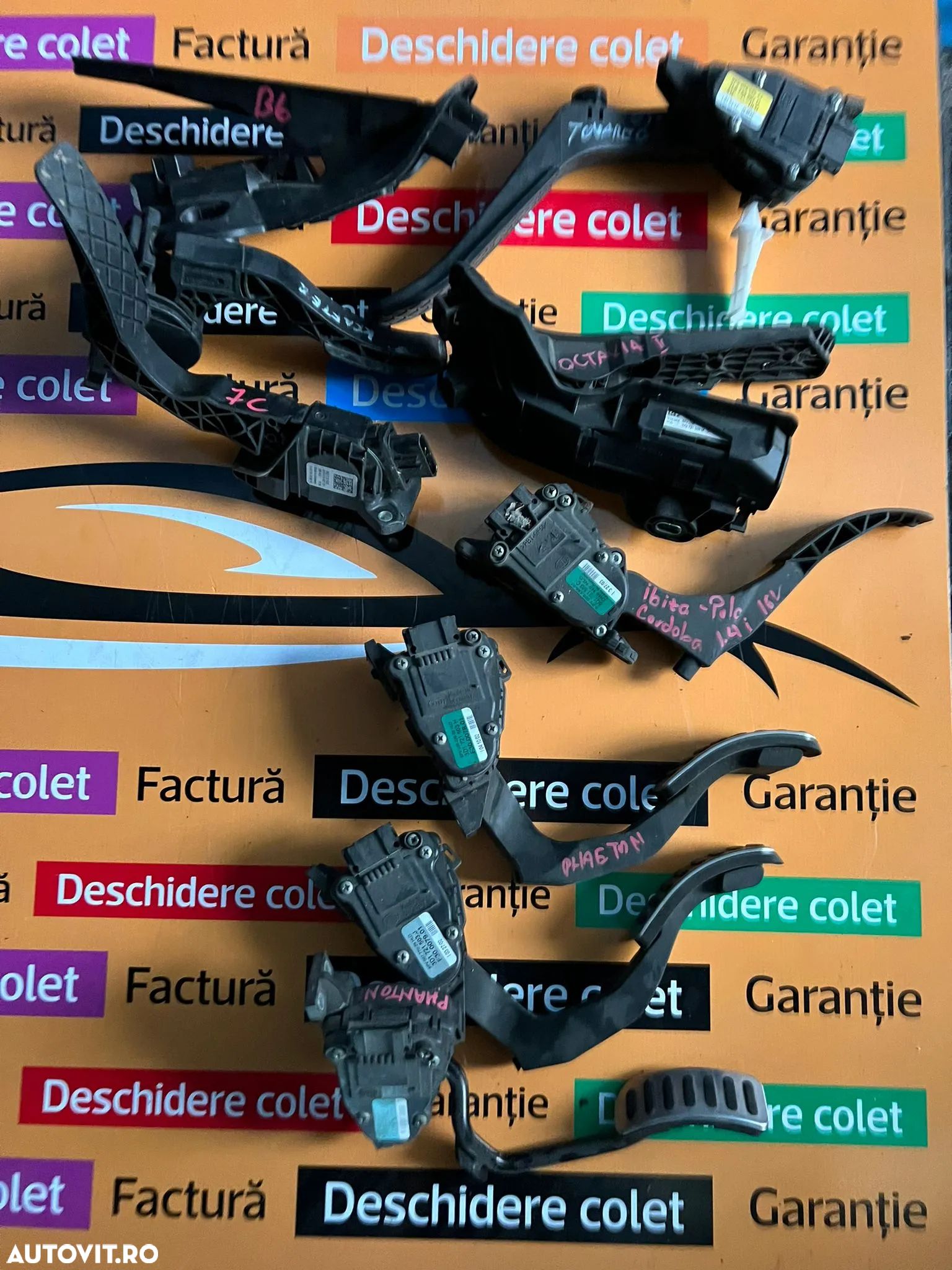 Pedala acceleratie Phaeton Touareg Polo Ibiza Passat Crafter - 1
