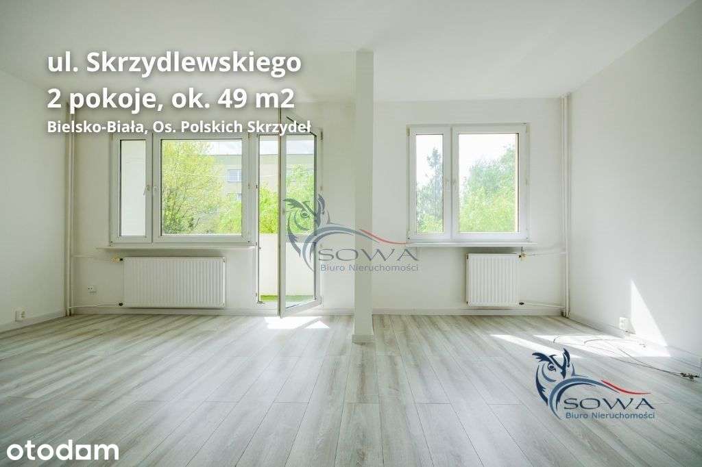 2 pokoje z balkonem - 49m2