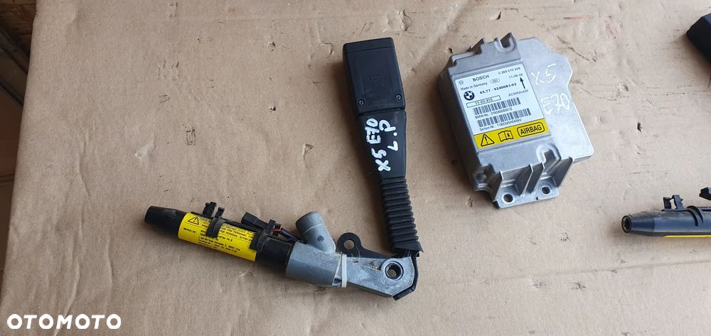 Poduszki pasy AIRBAG sensor zestaw naprawczy Oryginał BMW X5 E70 - 4
