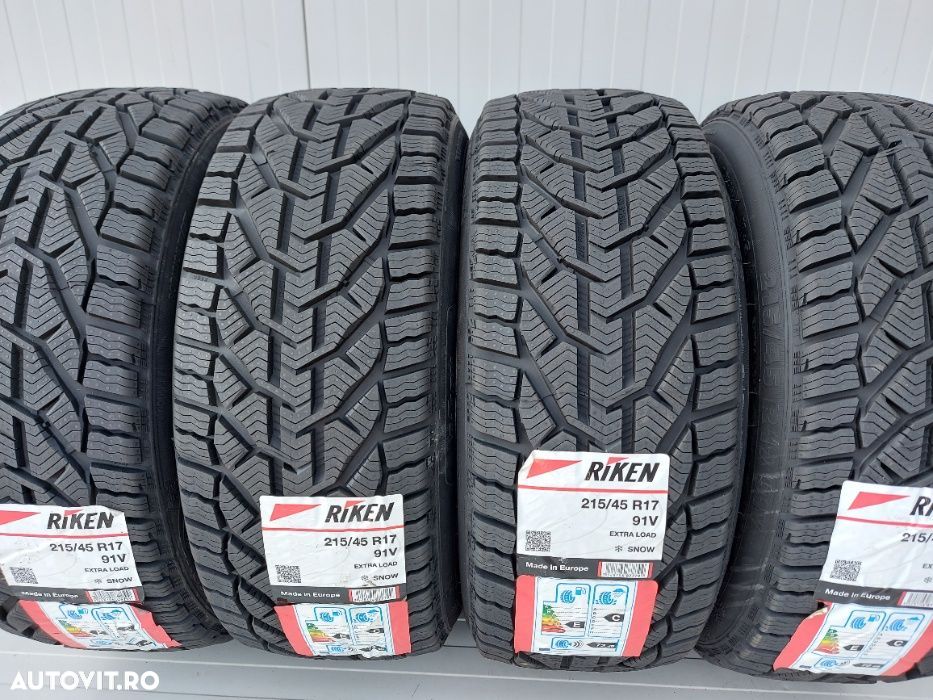 215/45 R17, 91V, RIKEN Snow [By Michelin], Anvelope de iarna M+S - 1