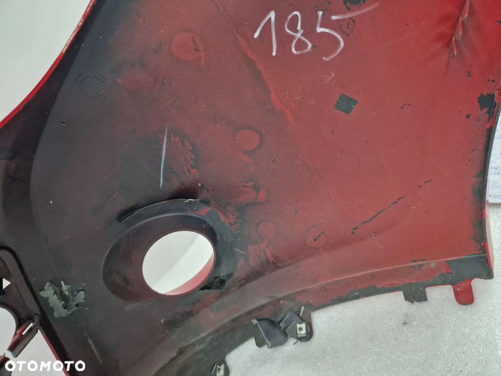 RENAULT CLIO 3 III LIFT 185 08- ZDERZAK PRZEDNI PRZÓD , KOLOR CZERWONY , NR AUKCJI NZ942 - 32