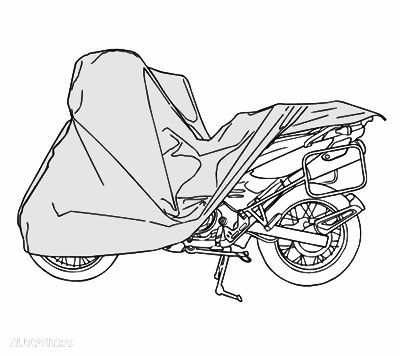 Prelata, husa exterioara motocicleta + TopCase L 215-240/126/98cm huse moto - 2