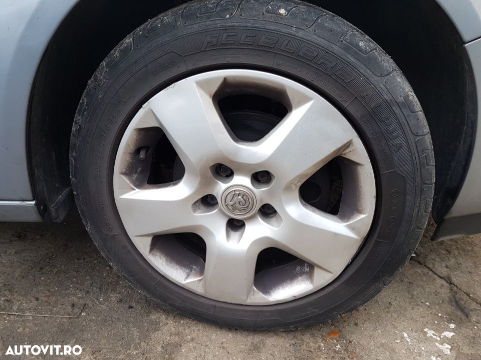 Set 4 Jante Tabla cu Capace Originale Opel Astra H 16 inch 2004 - 2010 205 55 16 - 3