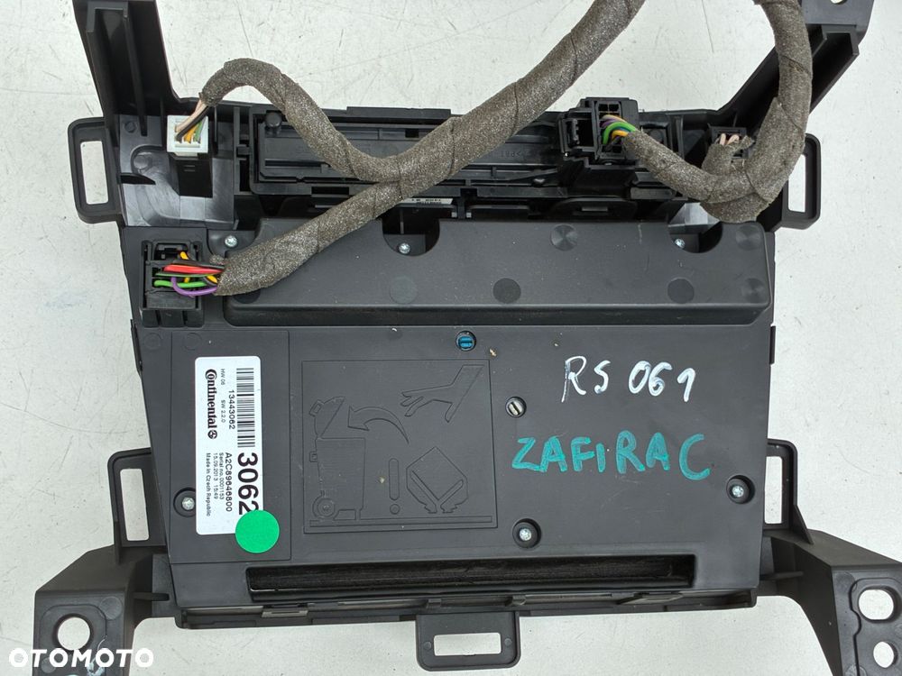 OPEL ZAFIRA C  7612034346  RADIO CD DVD NAVI PANEL EKRAN KARTA EU 2013/2014 - 7