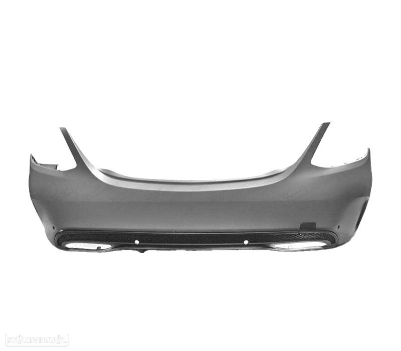 PARA-CHOQUES TRASEIRO MERCEDES CLASE C W205 14- LOOK AMG PDC - 2