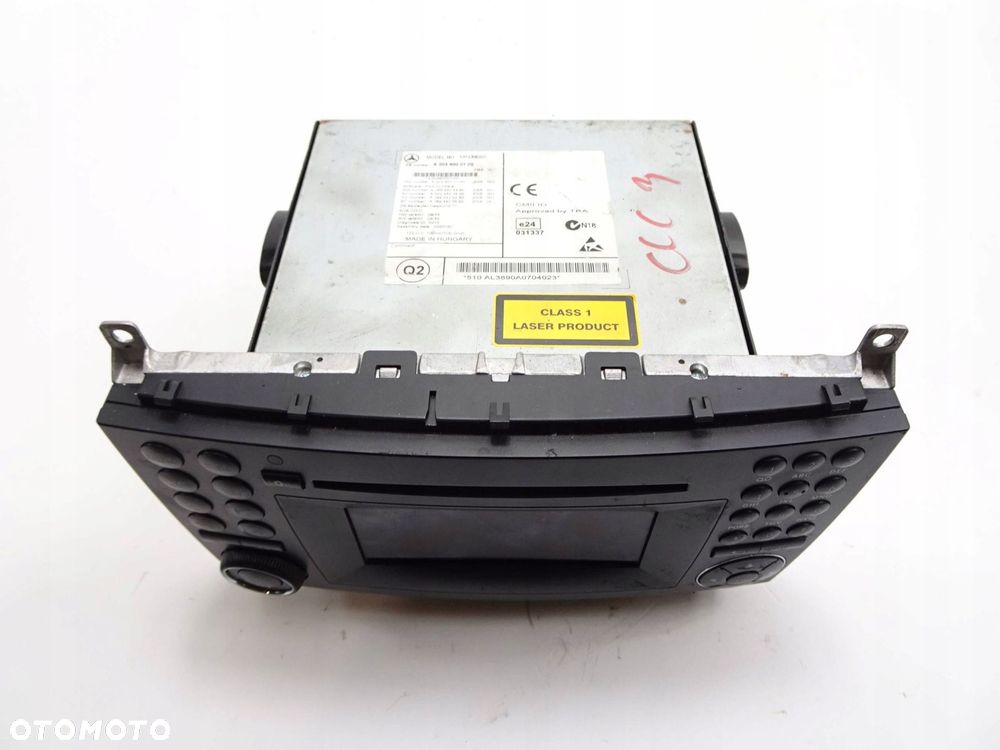 radio cd mercedes clc w203 a2039000100 - 2