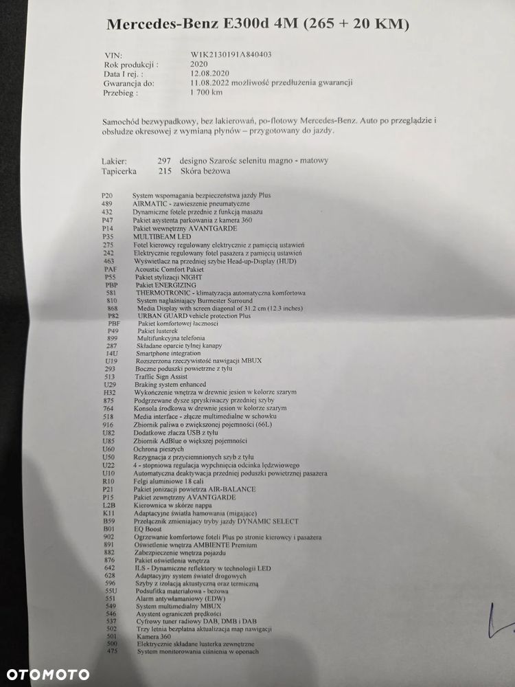 Mercedes-Benz Klasa E 300 d 4-Matic Exclusive - 32