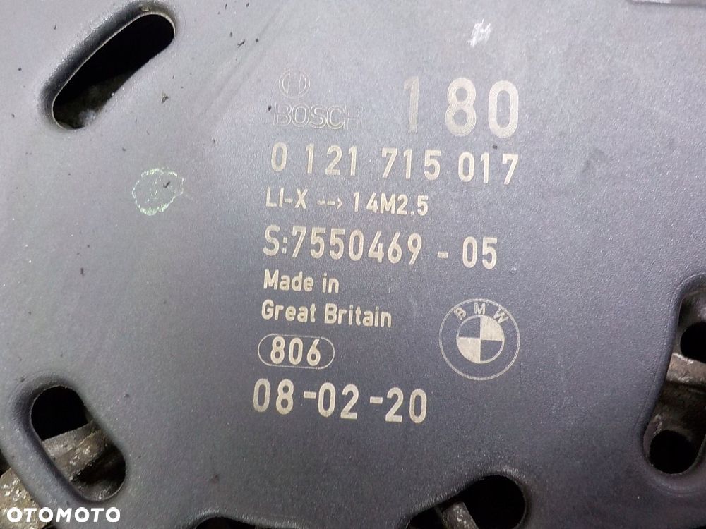 BMW 1 (E87) 2.0 D 180 ALTERNATOR 0121715017 7550469-05/06 - 4