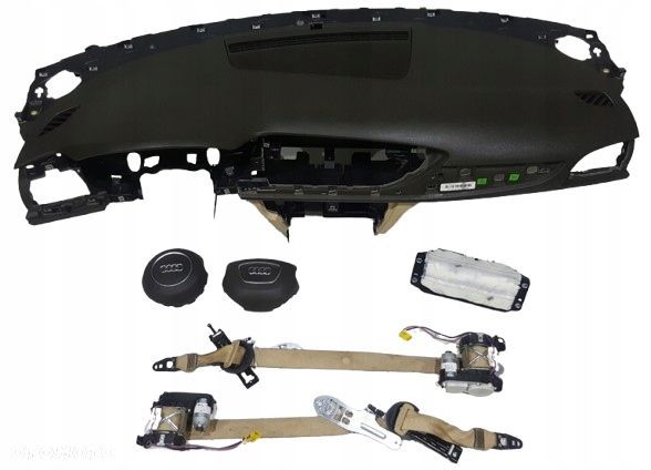 komplet poduszki deska pas pasy audi a6 c7 - 1