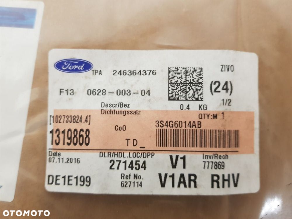 FABRYCZNIE NOWY ORYGINALNY ZESTAW USZCZELEK GŁOWICY CYLINDRÓW FORD MAZDA 1319868 - 4