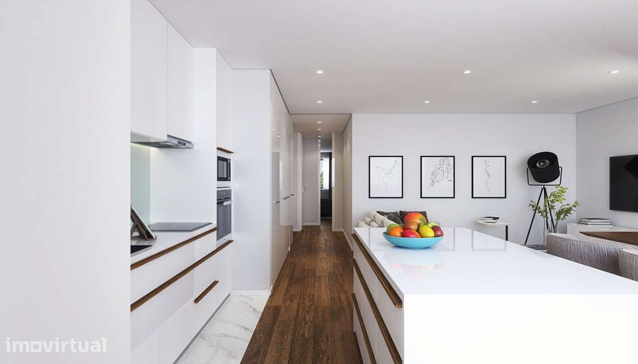 Apartamento T3 com varanda no Edifício Santiago em Leça da Palmeira - Grande imagem: 5/26