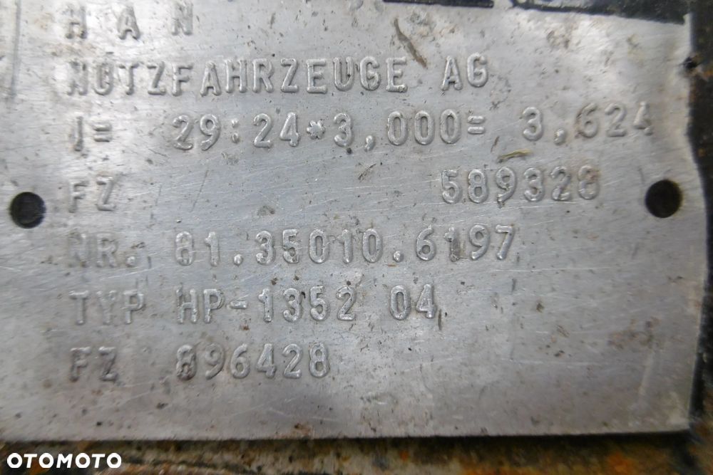 Obudowa mostu Man TGA TGS 4x4 6x6 8X8 - 8