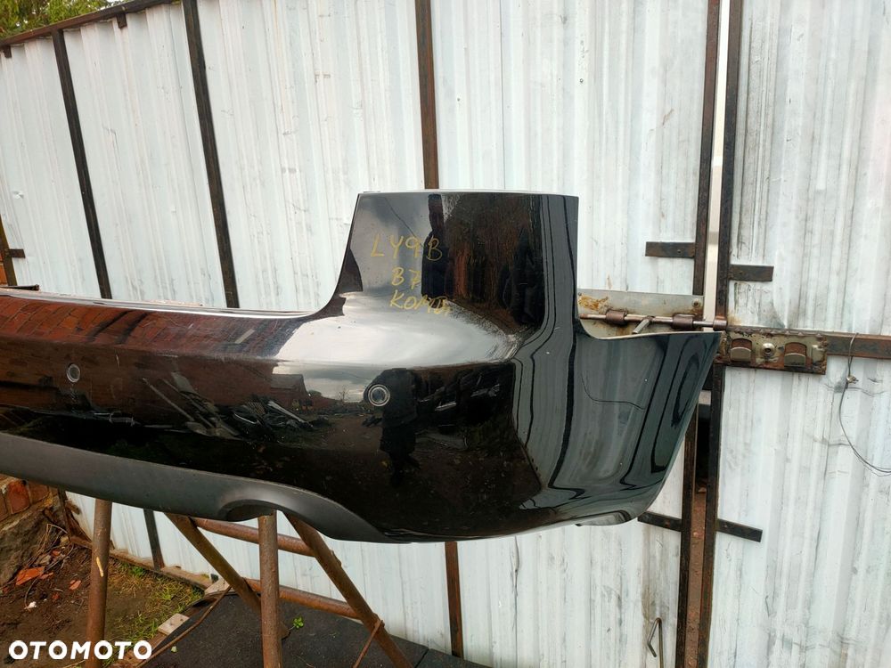 zderzak tył audi a4 b6 kombi kolor ly9b 2 rury - 6