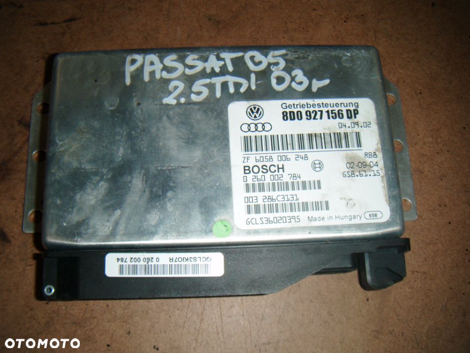 passat b5 2.5 tdi sterownik skrzyni 8d0927156dp - 1