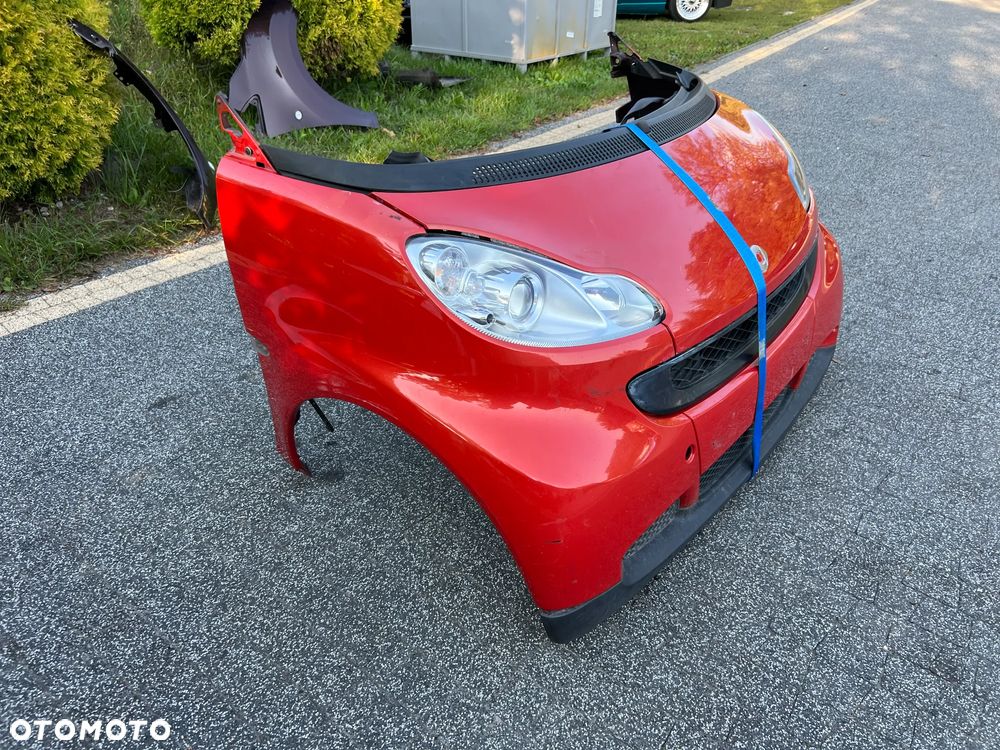 PRZÓD KOMPLETNY ZDERZAK PAS MASKA REFLEKTOR SMART FORTWO II - 3