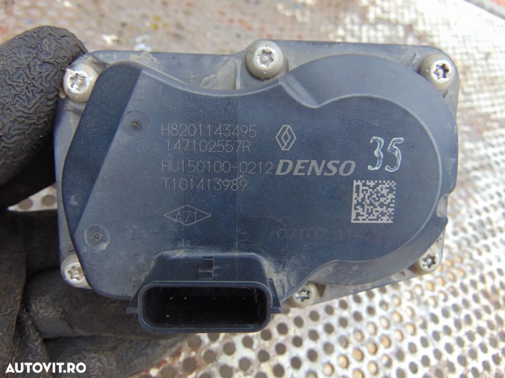 Supapa EGR Renault clio 4 1.5 Dacia duster NissaN mICRA Juke cod 8201143495 qashqai captur logan sandero kangoo kadjar legane scenic - 8