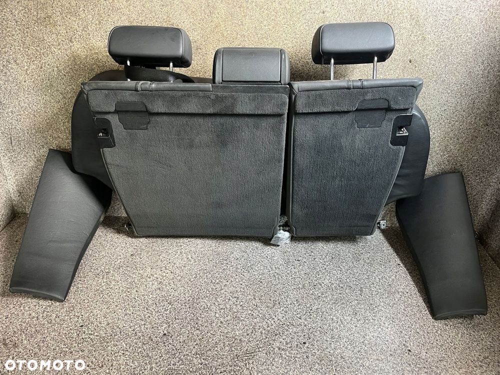 Kanapa tylna podlokietnik cupholder tyl skora czarna LADNA BMW X3 E83 ORG - 8